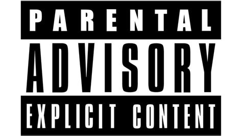 album cover parental warning sticker